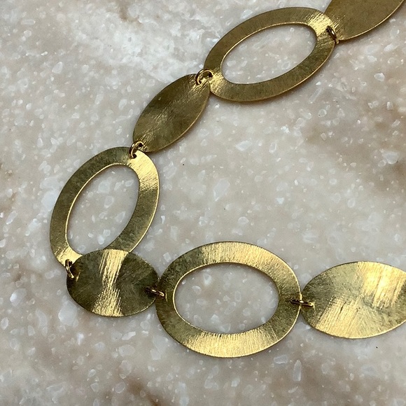 😍18 Kt Gold Clad Link Necklace😍NWOT - Picture 4 of 8